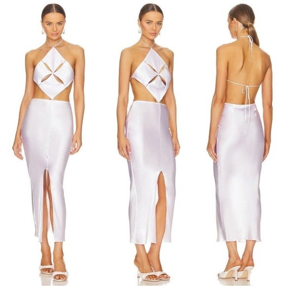 NWOT MOTHER OF ALL Carmen Dress in White - Picture 1 of 8